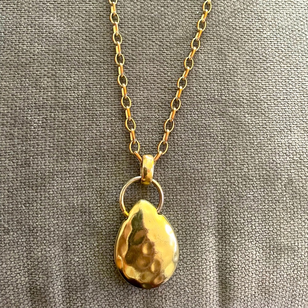 Long costume necklace